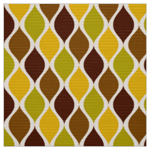 Tissu 60s les années 70 simple palette rétro