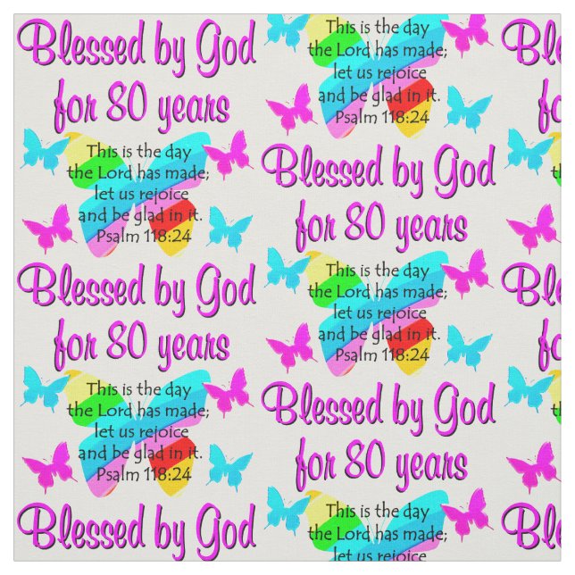 TISSU 80E PRIÈRE DE NAISSANCE (Échantillon)