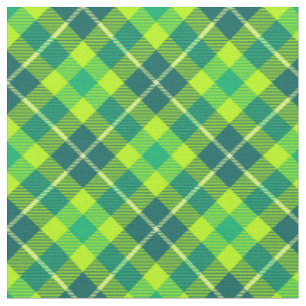 Tissu 90s incliné Plaid vert clair Motif Unisex