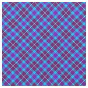 Tissu 90s Plaid Grunge violet bleu Motif tendance Unisex