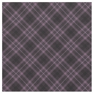 Tissu 90s Plaid Unisex Motif Grunge Purple Black Cool
