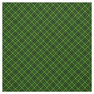 Tissu 90s Sculpté Plaid Grunge Noir Vert Motif