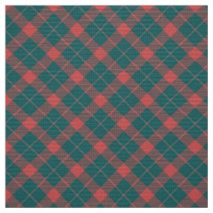 Tissu 90s Unisex Plaid Motif Abstrait Grunge Vert Rouge