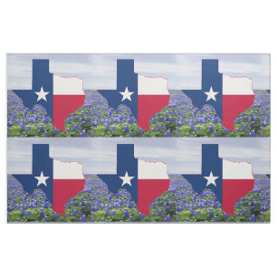 Tissu 9" de drapeau de forme du Texas de