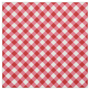 Tissu à damiers tartan plaid texture rouge blanc classi