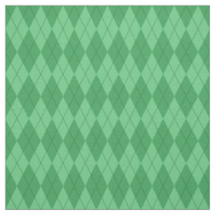 Tissu à motifs de losanges vert de motif