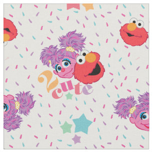 Tissu Abby Et Elmo 2 Motif
