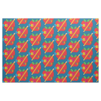 Tissu abc 123