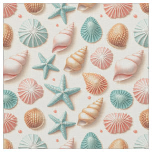 Tissu Abondance de coquillages