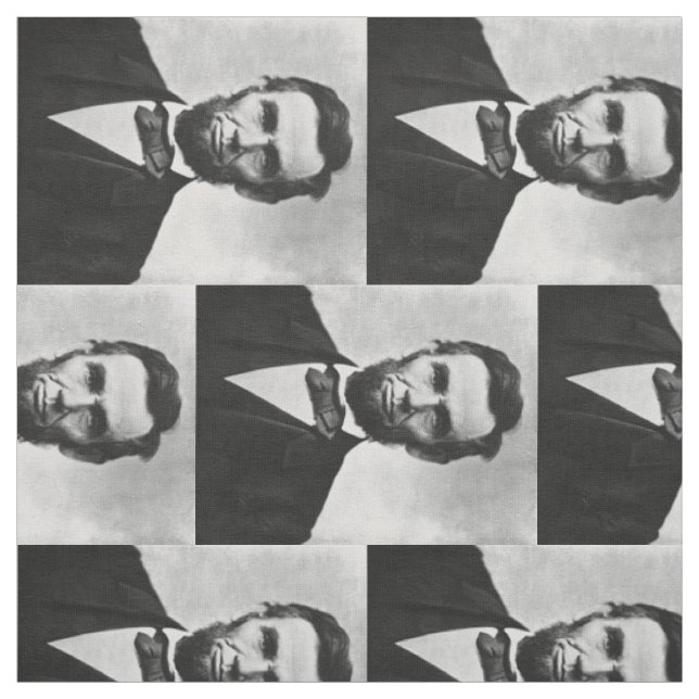 Tissu Abraham Lincoln Portrait (Échantillon)