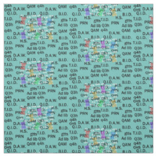 Tissu Abréviations de tissus pharmaceutiques Turquoises