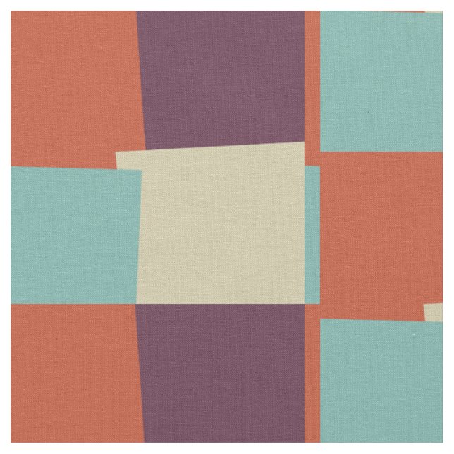Tissu Abstract Retro Color Geometric Pattern #4 (Fermer)