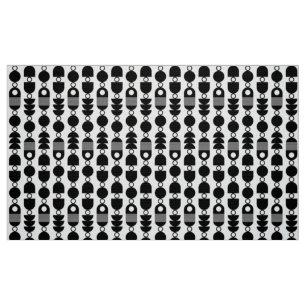 Tissu Abstrait 140823 - Noir