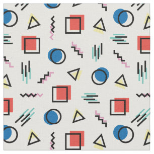 tissu abstrait de style de Memphis des années 80