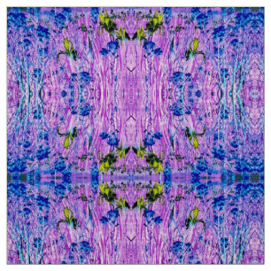 Tissu Abstrait jaune de l'Iris