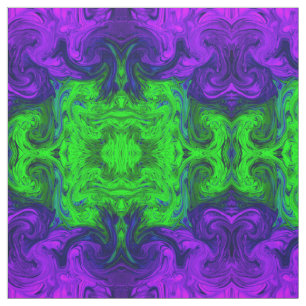 Tissu abstrait texturisé par pourpre vert