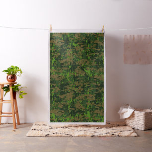 Tissu Accent vert de camouflage de Digitals de style de