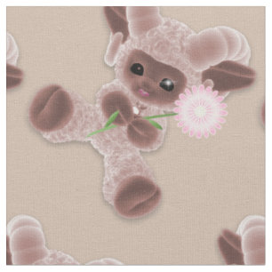 Tissu Adorable Baby Plush Toy Ram Lait Chocolat