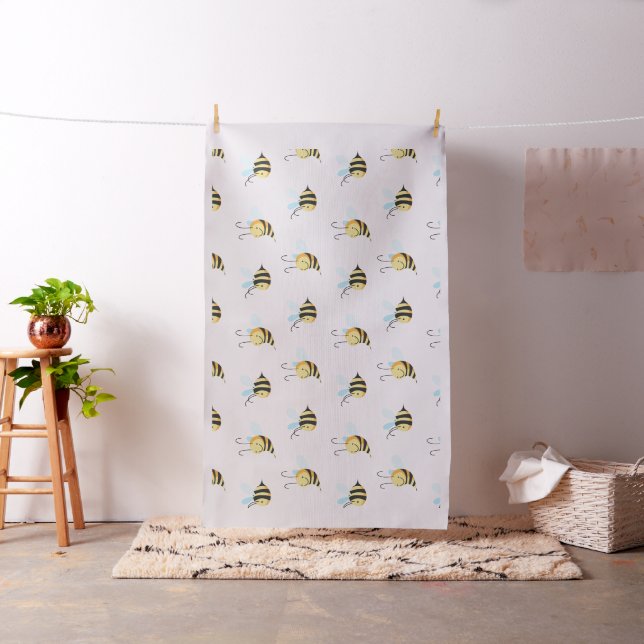 Tissu Adorable gaffez le motif d'abeille (In Situ)