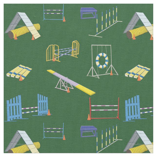 Tissu Agilité du chien (Fermer)