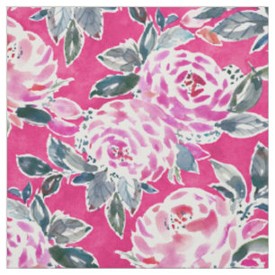 Tissu AIVE POTION Roses rouges