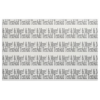 Tissu Ajouter du texte et plus ! Customisez votre propre
