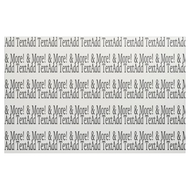 Tissu Ajouter du texte et plus ! Customisez votre propre (Fat Quarter)