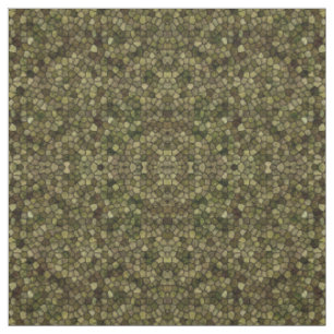 Tissu Algues et palourdes à genêts Terrazo Patt