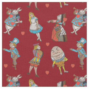 Tissu Alice au pays des merveilles