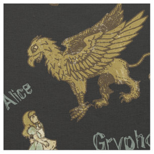 Tissu Alice et Gryphon