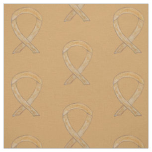 Tissu Amber Awareness Ruban Art Appendice Cancer Fabric