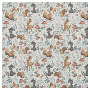 Tissu Amis de la forêt de Whimsical