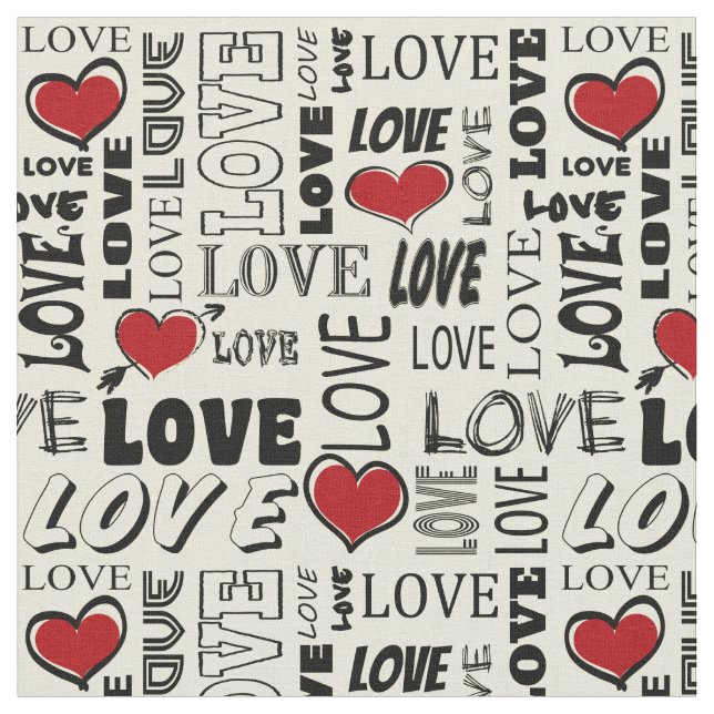 Tissu Amour (Fermer)