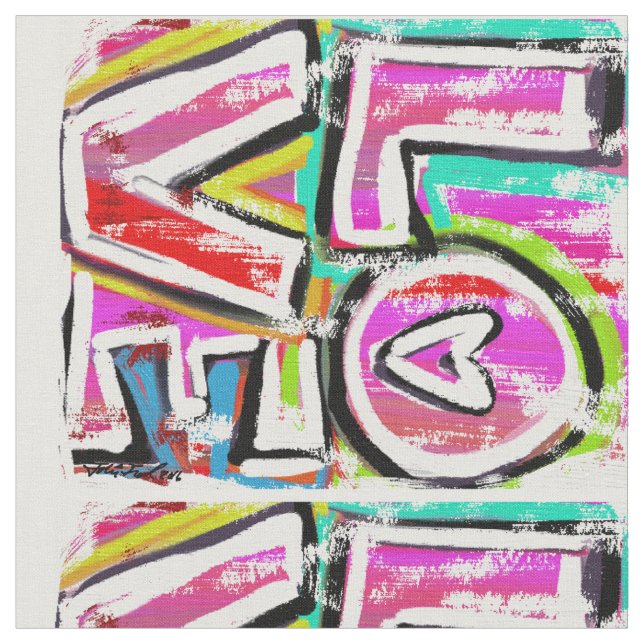 Tissu AMOUR (copie moyenne) (Fermer)