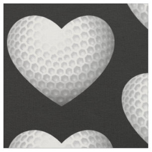 Tissu amour golf coeur sports athlétisme