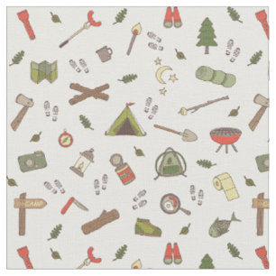 Tissu Amour Randonnée et Camping Woodland Wilderness Thè