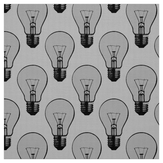 Tissu Ampoule Pop Art (Échantillon)
