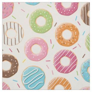 Tissu Amusant Donut