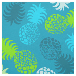 Tissu Ananas tropical de Momona Hawaiian