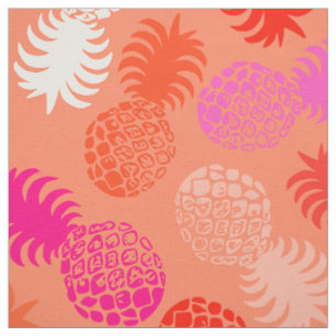 Tissu Ananas tropical hawaïen de Momona