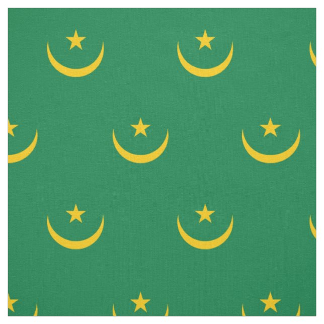 Tissu Ancien drapeau de Mauritanie (Échantillon)