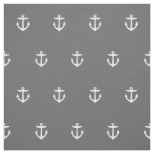 Tissu Ancre gris charbon - Taille personnalisée
