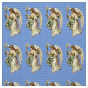 Tissu Ange vintage de Pâques