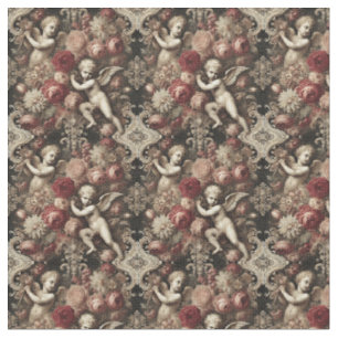 Tissu Angels de discorde - Carreaux Gothiques Dense