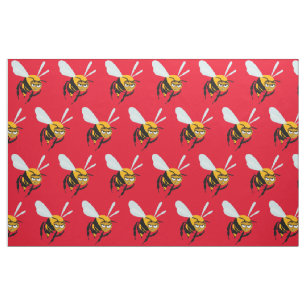 Tissu Angry Bee Thunder_Cove