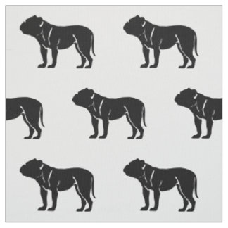 Tissu Animaux familiers de motif de silhouette de