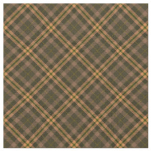 Tissu Années 90 Plaid Automne Motif Brown Grunge Terme
