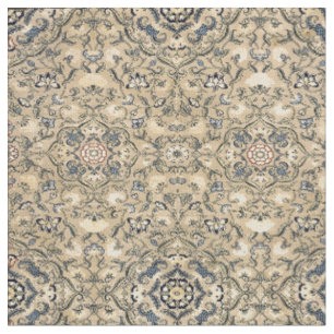Tissu Antique 17e siècle c. Floral Brocade Motif indien