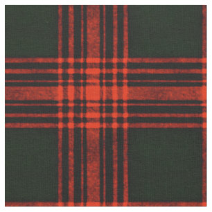Tissu Antique Menzies Chasse Tartan Plaid Motif