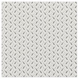 Tissu Antique Taureau Motif de l'Ouest COULEUR BG